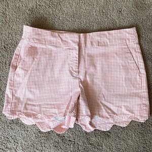 Crown and Ivy size 6 womens shorts, pink gingham